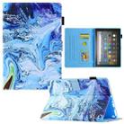 For Amazon Fire Max 11 2023 Colored Drawing Leather Smart Tablet Case(Blue Time) - 1