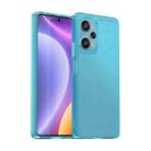 For Xiaomi Poco F5 Candy Series TPU Phone Case(Transparent Blue) - 1