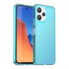 For Xiaomi Poco M6 Pro 5G Candy Series TPU Phone Case(Transparent Blue) - 1