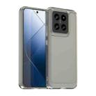 For Xiaomi 14 Candy Series TPU Phone Case(Transparent Grey) - 1