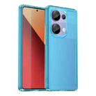 For Xiaomi Redmi Note 13 Pro 4G Candy Series TPU Phone Case(Transparent Blue) - 1