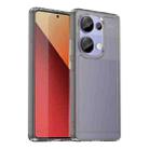 For Xiaomi Redmi Note 13 Pro 4G Candy Series TPU Phone Case(Transparent Grey) - 1