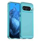 For Google Pixel 9 Candy Series TPU Phone Case(Transparent Blue) - 1