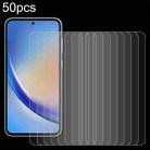 For Samsung Galaxy A35 50pcs 0.26mm 9H 2.5D Tempered Glass Film - 1