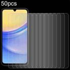 For Samsung Galaxy F15 50pcs 0.26mm 9H 2.5D Tempered Glass Film - 1