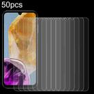 For Samsung Galaxy M15 50pcs 0.26mm 9H 2.5D Tempered Glass Film - 1