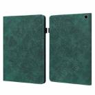 For Amazon Fire Max 11 Peacock Embossed Pattern Leather Tablet Case(Green) - 1