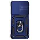 For OPPO A57 Sliding Camshield Holder Phone Case(Blue) - 2