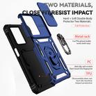 For OPPO A57 Sliding Camshield Holder Phone Case(Blue) - 3