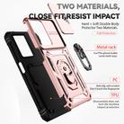 For OPPO A57 Sliding Camshield Holder Phone Case(Rose Gold) - 3