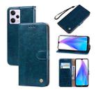 For Xiaomi Redmi Note 12 Pro+ Global Oil Wax Texture Leather Phone Case(Blue) - 1