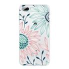 For iPhone 8 Plus / 7 Plus Coloured Drawing Pattern Highly Transparent TPU Protective Case(Flower) - 1