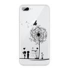 For iPhone 8 Plus / 7 Plus Coloured Drawing Pattern Highly Transparent TPU Protective Case(Dandelion) - 1