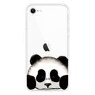 For iPhone SE 2022 / SE 2020 / 8 / 7 Coloured Drawing Pattern Highly Transparent TPU Protective Case(Panda) - 1