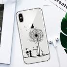 For iPhone X / XS Coloured Drawing Pattern Highly Transparent TPU Protective Case(Dandelion) - 2
