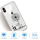 For iPhone X / XS Coloured Drawing Pattern Highly Transparent TPU Protective Case(Dandelion) - 4