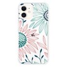 For iPhone 11 Coloured Drawing Pattern Highly Transparent TPU Protective Case(Flower) - 1
