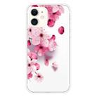 For iPhone 11 Coloured Drawing Pattern Highly Transparent TPU Protective Case(Cherry Blossoms) - 1