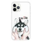 For iPhone 11 Pro Coloured Drawing Pattern Highly Transparent TPU Protective Case(Pinch Dog) - 1