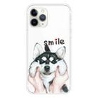 For iPhone 11 Pro Max Coloured Drawing Pattern Highly Transparent TPU Protective Case(Pinch Dog) - 1