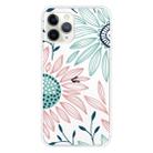 For iPhone 11 Pro Max Coloured Drawing Pattern Highly Transparent TPU Protective Case(Flower) - 1