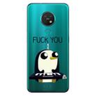 For Nokia 6.2 / 7.2 Coloured Drawing Pattern Highly Transparent TPU Protective Case(Penguin) - 1