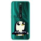 For Xiaomi Redmi 8 Coloured Drawing Pattern Highly Transparent TPU Protective Case(Penguin) - 1