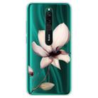 For Xiaomi Redmi 8 Coloured Drawing Pattern Highly Transparent TPU Protective Case(Lotus) - 1