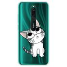 For Xiaomi Redmi 8 Coloured Drawing Pattern Highly Transparent TPU Protective Case(Cat) - 1