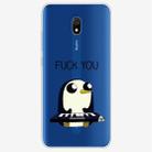 For Xiaomi Redmi 8A Coloured Drawing Pattern Highly Transparent TPU Protective Case(Penguin) - 1