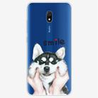 For Xiaomi Redmi 8A Coloured Drawing Pattern Highly Transparent TPU Protective Case(Pinch Dog) - 1