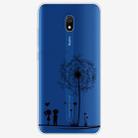 For Xiaomi Redmi 8A Coloured Drawing Pattern Highly Transparent TPU Protective Case(Dandelion) - 1