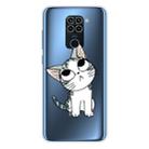 For Xiaomi Redmi 10X Coloured Drawing Pattern Highly Transparent TPU Protective Case(Cat) - 1