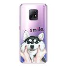 For Xiaomi Redmi 10X 5G Coloured Drawing Pattern Highly Transparent TPU Protective Case(Pinch Dog) - 1