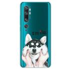 For Xiaomi Mi CC9 Pro Coloured Drawing Pattern Highly Transparent TPU Protective Case(Pinch Dog) - 1