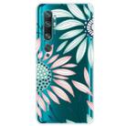 For Xiaomi Mi CC9 Pro Coloured Drawing Pattern Highly Transparent TPU Protective Case(Flower) - 1