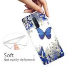 For OnePlus 8 Pro Coloured Drawing Pattern Highly Transparent TPU Protective Case(Purple Butterfly) - 4