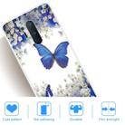 For OnePlus 8 Pro Coloured Drawing Pattern Highly Transparent TPU Protective Case(Purple Butterfly) - 5