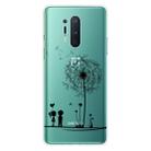 For OnePlus 8 Pro Coloured Drawing Pattern Highly Transparent TPU Protective Case(Dandelion) - 1