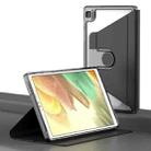 For Samsung Galaxy Tab A7 Lite T220 Clear 360 Rotation Stand Smart Leather Tablet Case(Black) - 1