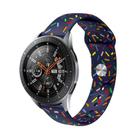 For Garmin Venu / SQ / SQ2 / Venu 2 Plus 20mm Sports Rainbow Dots Silicone Watch Band(Blue) - 1