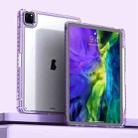 For iPad Pro 11 2022 / 2021 / 2020 Clear Acrylic Shockproof Tablet Case(Purple) - 1