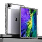For iPad Pro 11 2022 / 2021 / 2020 Clear Acrylic Shockproof Tablet Case(Black) - 1
