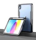 For iPad mini 6 Clear Acrylic Shockproof Tablet Case(Black) - 1