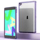 For iPad 10th Gen 10.9 2022 Clear Acrylic Shockproof Tablet Case(Purple) - 1