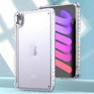 For iPad mini 6 Clear Acrylic Shockproof Tablet Case(White) - 1