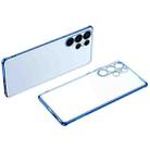 For Samsung Galaxy S23 Ultra 5G SULADA Electroplating Frosted TPU Phone Case(Blue) - 1