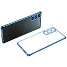 For Samsung Galaxy S23 5G SULADA Electroplating Frosted TPU Phone Case(Blue) - 1