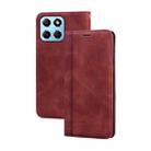 For Honor X8 5G/Play6C 5G/X6 4G/X6S/70 Lite Frosted Business Magnetic Horizontal Flip PU Phone Case(Brown) - 1