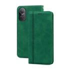 For Honor 50 SE Frosted Business Magnetic Horizontal Flip PU Phone Case(Green) - 1